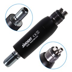 NSK Style Dental Hygiene Prophy Handpiece Air Motor 4 Hole Black ONLY SANDENT DL