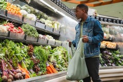 ChicoBag Vita rePETe + Refine | Eco-friendly Reusable Shoulder Tote Obsidian