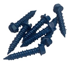Hex Washer Head 1/4 x 1-1/4 Concrete Masonry Screws w/optional Drill Bit Tapcon