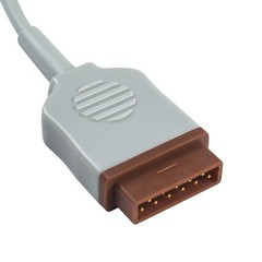 Compatible GE Marquette 11Pin Reusable Temperature Probe Adult Skin 3.0M