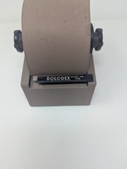 Vintage Metal Rolodex Model NO 1753 Classic Desktop Rotary File w/ Cards & Tabs