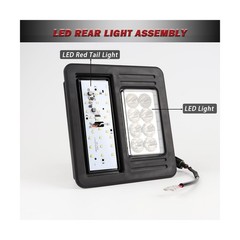 LED Headlight Kit Rear Compatible with Bobcat 751 753 763 773 863 864 873 883…