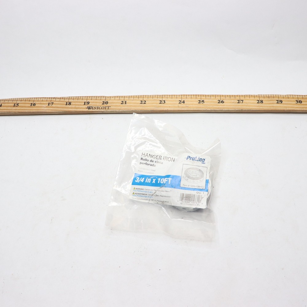 B & K Industries Pipe Strap Galvanized Steel 28-Ga 3/4-ft x 10-ft G20-128HC