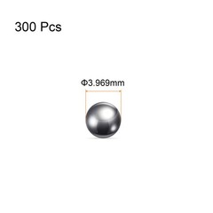 300pcs Precision Balls 5/32″ Diameter G25 Chrome Steel Ball for Bearings, Silver