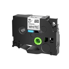 5-Pack TZe-241 TZ-241 3/4″ Black on White tape 18mm for Brother P-Touch Label