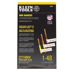 Klein Tools 56252 1 Count (Pack of 1), Brown, Orange, Yellow Print on White