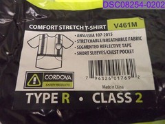 Cordova Cor-Brite Comfort Stretch T-Shirt Hi-Vis Yellow SS Medium P/N V461M