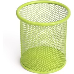 Pen Holder Cup for Desk, Wire Mesh Pencil Cup Holder, Green | Pen Cup for Desk