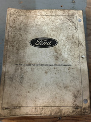 FORD PARTS LIST 1953 / 64 4 CYLINDER TRACTOR (PA-8800-C)