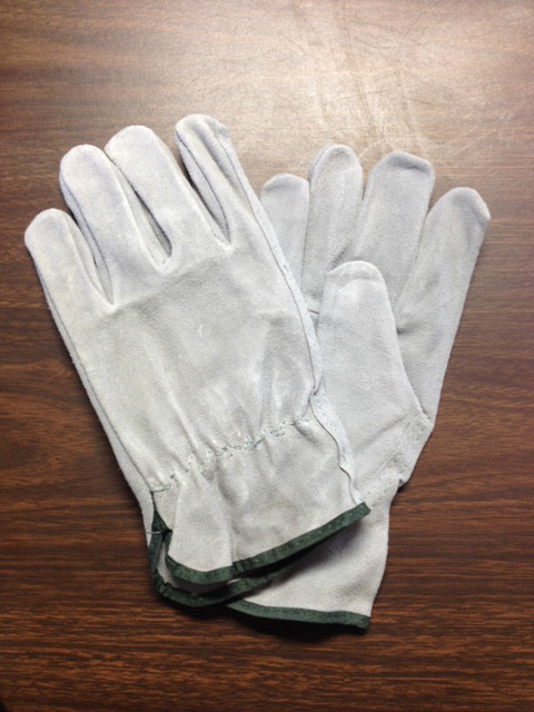 120 PAIR OF LARGE STANDARD SPLIT LEATHER COWHIDE DRIVERS WORK GLOVES NEW LG