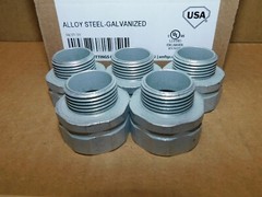 5 NEW 3/4″ To 1″ Inch Male to Female Conduit Enlarger Reducer Adapter USA Made