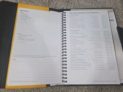 Franklin Covey DAY ONE Classic Size Planner Binder Black NEW w/inserts