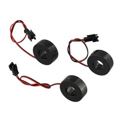 AC Voltage Current Monitor Meters with LED Display Pack of Three Units