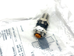 Ifm E73008 Nickel-Plated Wall Passage Standard Type 60V AC/DC 5-Pin M to F