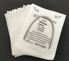 100 Packs Thermal Activated Niti Arch Wire Round Bows Ovoid Form Size For Chose