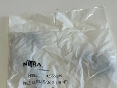 U2: Pack of 5 Nitra ME532-18N Male Elbow 5/32 X 1/8 NPT
