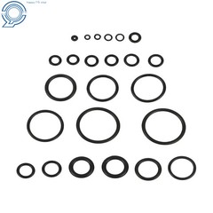 1020-Piece Nitrile Rubber O-Ring Assortment, 20 Sizes Resists Oil and Heat