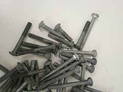 3/8″ Galvanized Carriage Bolts Various Lengths Bulk Lot 6+ Pounds