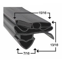 True Manufacturing Door Gasket,25-3/4″ x 54-5/8″ 811135 True Manufacturing