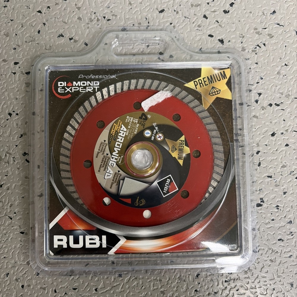 RUBI 4.5 in. Premium Arrowhead Blade for Dry and Wet Cutting