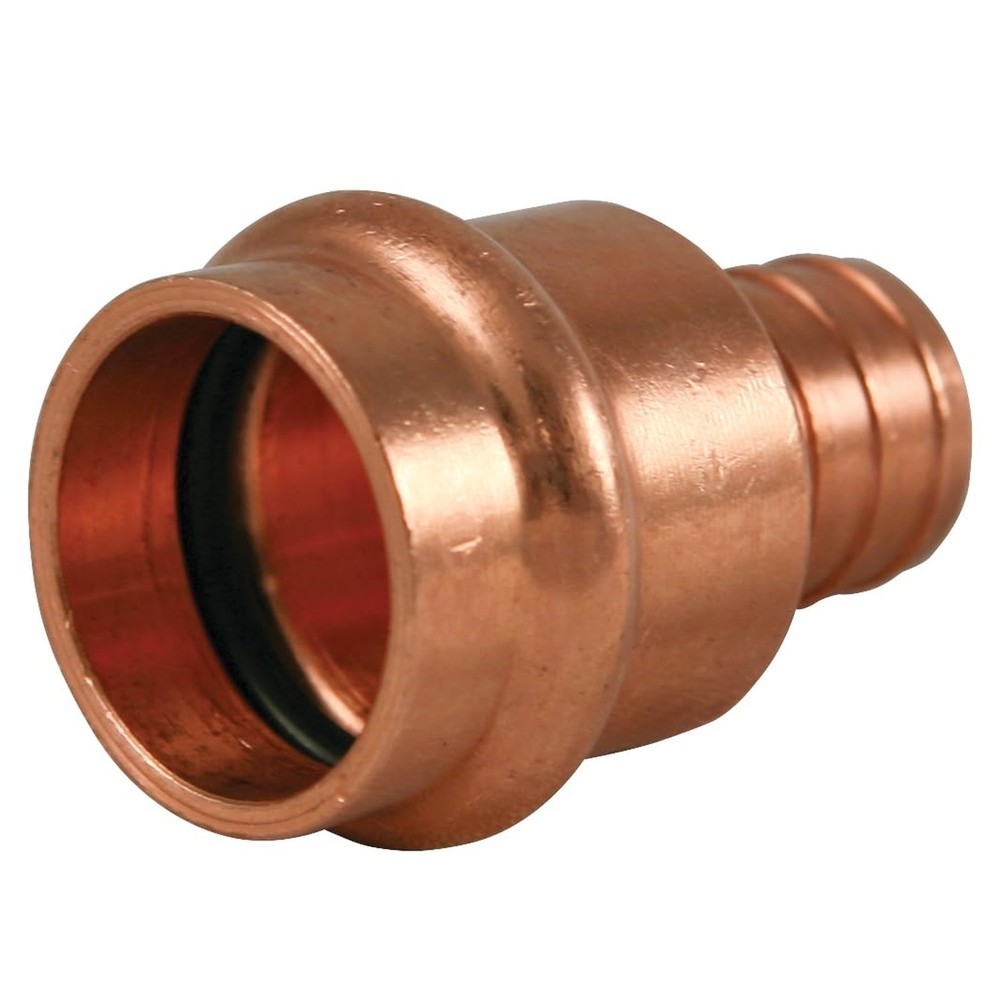 NIBCO 1/2 In. Press x 1/2 In. Pex Copper Adapter – 1 Each 1/2″ x 1/2″