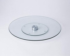 Handy Helpers Bulk Buys Tempered Glass Lazy Susan