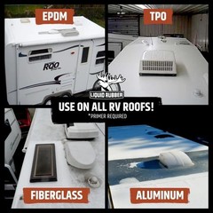RV Roof Sealant Professional-Grade Solar Reflective Flexible Waterproof Coating