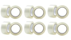 Lot of 12 Clear Packing Tape,2″ Wide,2.0mil Thickness,110 Yard (300 Ft) Per Roll