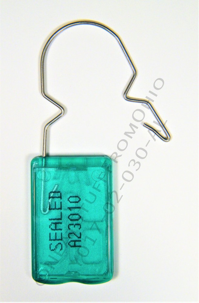 Electric Meter Seal Tamper Tag Padlock 10 Pack NUMBERED