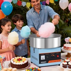 ROVSUN 15″ Commercial Cotton Candy Machine Maker Floss Pink 980W Family Party
