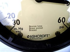 ASHCROFT – 45-1279-ASL-02L (30IMV-60 psi) – 4.5″ – 30 in VAC hG to 60 psi- (NEW)
