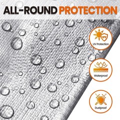 Tarp Heavy Duty 20×40 FT, 12 Mil Thick Large Tarps Water-Proof with Grommets,…