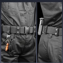 5PCS Duty Belt Keepers Nylon Basketweave Keepers for Police Tactical Molle Belts
