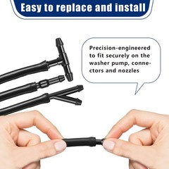 30 PCS Car Windshield Washer Hose Kit, 13.1Ft/4M Washer Fluid Hose, I-Type Y-…