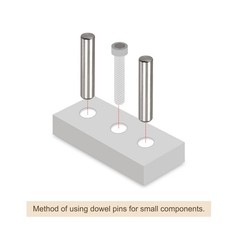 50pcs 3.5x10mm Dowel Pins Round Head Flat Chamfered End Dowel Pin