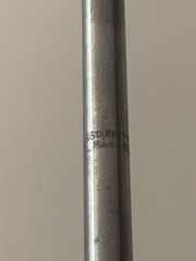 Starrett No. 257 Surface Gage w/ 12”Spindle Scriber, Extension Rod Starrett Snug