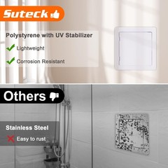 White Plastic Access Panel Drywall Ceiling Wall Removable Hinged 10×10 Inch