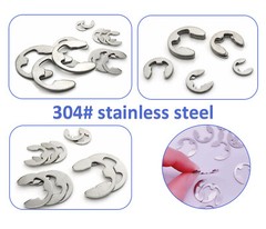 120 E Clips C CIRCLIPS Stainless Steel Kit Retaining Ring Assorted 1.5mm to 10mm