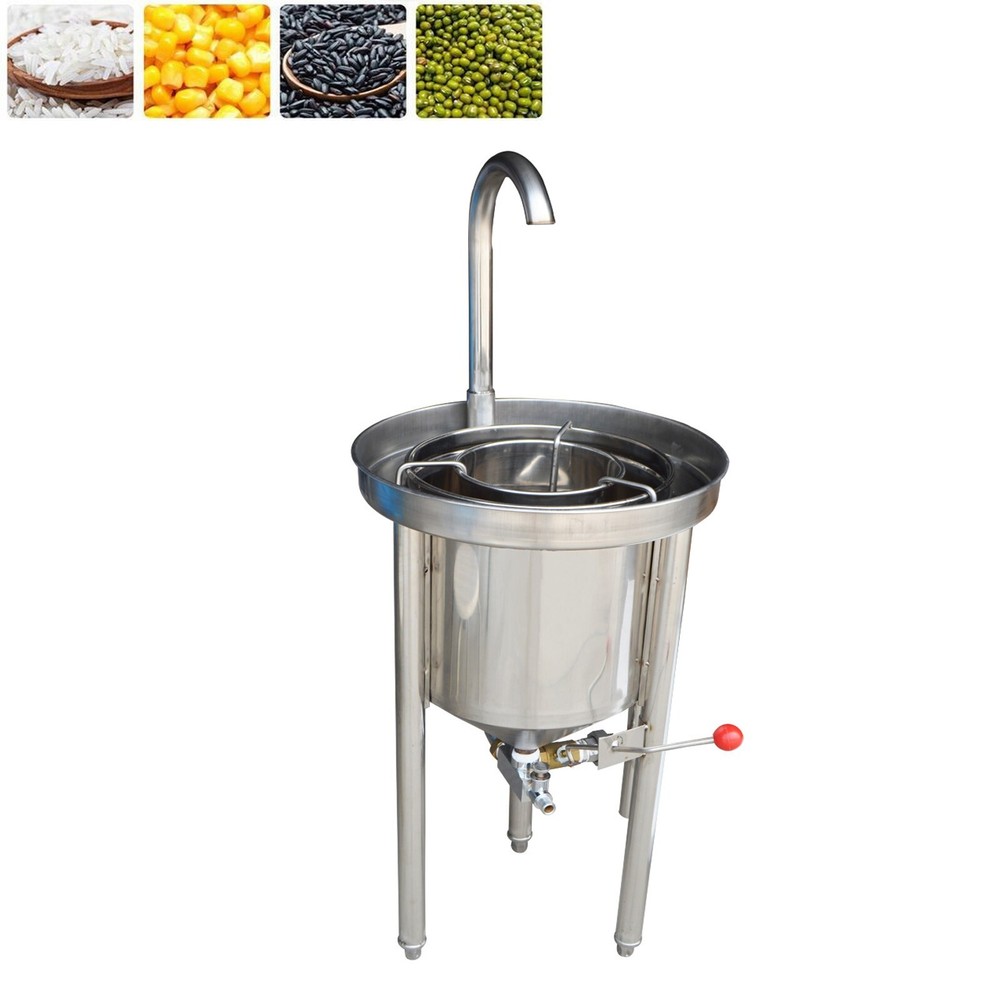 44lbs/20kg Commercial Hydraulic Pressure Rice Washer Kitchen Catering Equipment