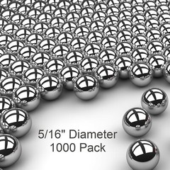 1000 5/16″ Inch G25 Precision Chromium Chrome Steel Bearing Balls AISI 52100