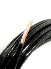 75′ FEET THHN THWN-2 8 AWG GAUGE BLACK STRANDED COPPER BUILDING WIRE VW-1
