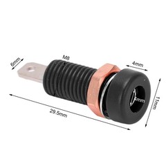 10pcs Banana Jack Socket Durable Connectors For Electronic Instruments
