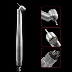 Dental Surgical 45 Degree High Speed Handpiece Push Button Single Spray 4 Holes