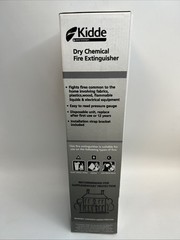 Kidde Fire Extinguisher for Home, 1-A:10-B:C, Dry Chemical Extinguisher *NEW*