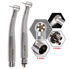 + 5 Light LED E-Generator Dental High Speed Fiber Optic Handpiece 2/4Hole