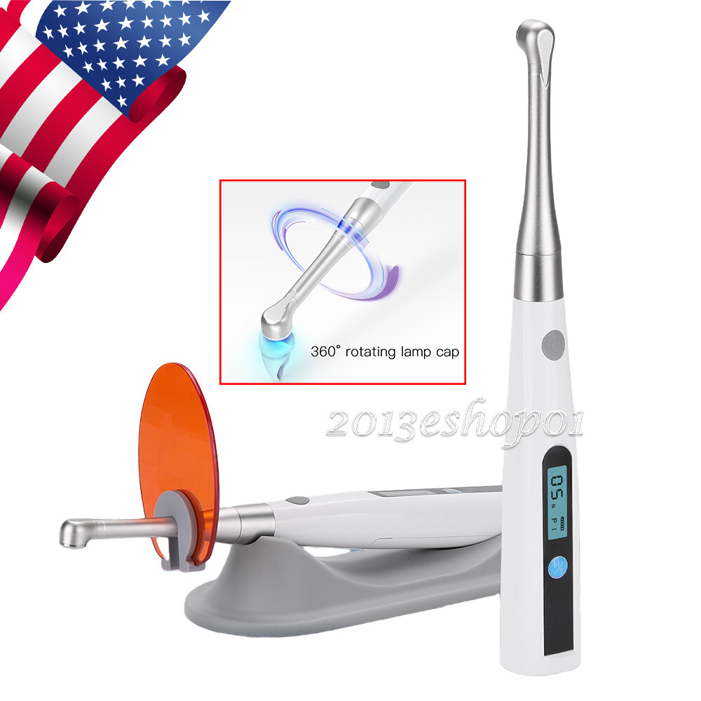 Dental Cordless LED Curing Light Lamp 1 Second Cure 800-1400mw/cm² AZDENT