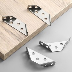 25PCS Universal Stainless Steel Furniture Corner Connector Brackets for Books…