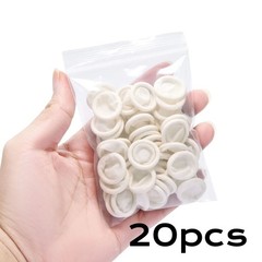 Rubber Finger Cots Anti-Slip Latex Finger Protector Gloves for Medical & Electro