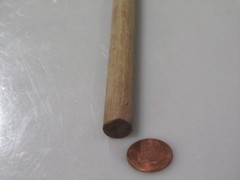 Phenolic Micarta CE Canvas Rods .500 (1/2″) Diameter x 12″ Long