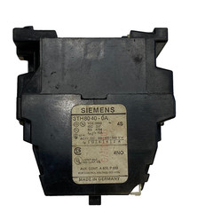 SIEMENS 3TH80 40-0A CONTACTOR 6AMP. 110-132V AC 4x NO